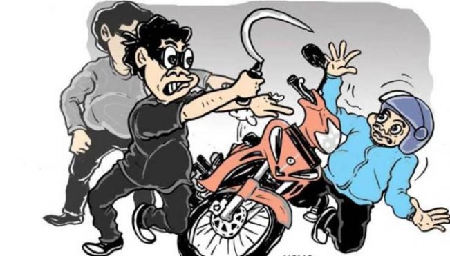 Ilustrasi aksi begal yang meresahkan masyarakat. [Istimewa]
